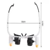 Lupa okulary precyzyjne nagłowna serwis 2 led 25x z podświetleniem-5907451344477