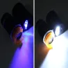 Kieszonkowy mikroskop z lupa jubilerska uv 60x i 2 diodami led-5907451344767