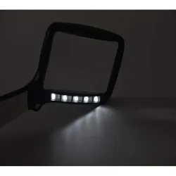Lupa szkło powiększające 3x z podświetleniem led z skladaną rączką-5907451344583