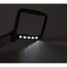Lupa szkło powiększające 3x z podświetleniem led z skladaną rączką-5907451344583