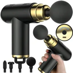 Mini pistolet do masażu ciała mięśni masażer massage gun przenośny-5907451367353