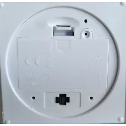 Świeca LED kwadrat imitacja marmuru z realistycznym efektem płomienia-5901202471115