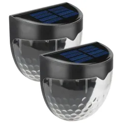 2xLampa solarna kinkiet z czujnikiem zmierzchu led elewacyjna ogrodowa-5907451369937