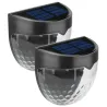 2xLampa solarna kinkiet z czujnikiem zmierzchu led elewacyjna ogrodowa-5907451369937
