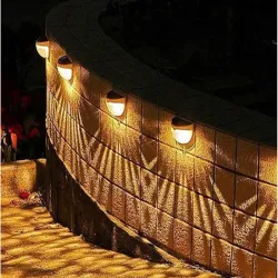 2xLampa solarna kinkiet z czujnikiem zmierzchu led elewacyjna ogrodowa-5907451369937