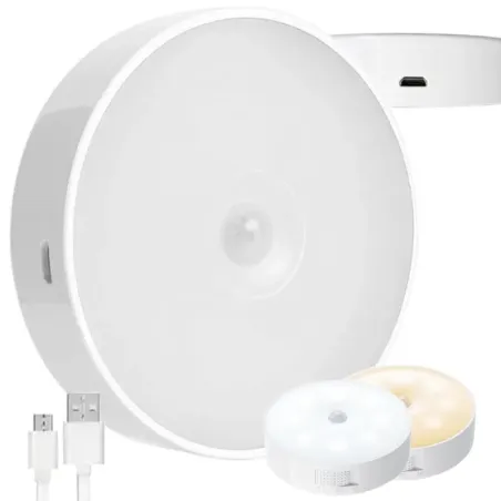 Lampka led samoprzylepna z czujnikiem ruchu zmierzchu nocna na schody-5907451368473