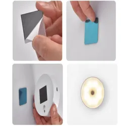 Lampka led samoprzylepna z czujnikiem ruchu zmierzchu nocna na schody-5907451368473