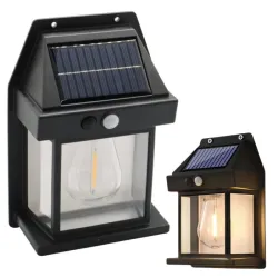 Lampa solarna z czujnikiem zmierzchu ruchu 3 tryby wodoodporna 600lm-5907451363706