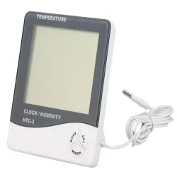Termometr cyfrowy lcd wew. Zewnętrzny data alarm-5907451301227