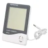Termometr cyfrowy lcd wew. Zewnętrzny data alarm-5907451301227