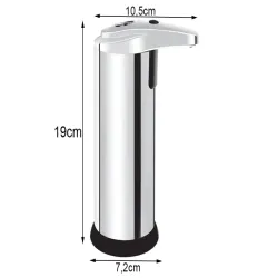 Dozownik 200ml automatyczny do mydła płynu bezdotykowy na baterie-5907451328125