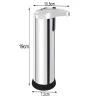 Dozownik 200ml automatyczny do mydła płynu bezdotykowy na baterie-5907451328125