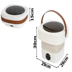 Mini pralka 11l przenośna mała składana podróżna do ubrań i bielizny-5907451353868