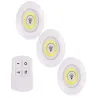 Zestaw 3x lampka cob bezprzewodowa przenośna lampa i pilot na baterie-5907451317563