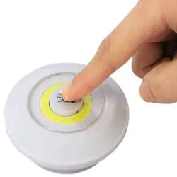 Zestaw 3x lampka cob bezprzewodowa przenośna lampa i pilot na baterie-5907451317563