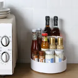 Organizer obrotowy do kuchni miska na przyprawy przybornik okrągły-5907451336625