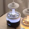 Nawilżacz powietrza dyfuzor zapachowy lampa w kształcie ufo z pilotem-5907451378236