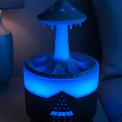 Nawilżacz powietrza dyfuzor zapachowy lampa w kształcie ufo z pilotem-5907451378236