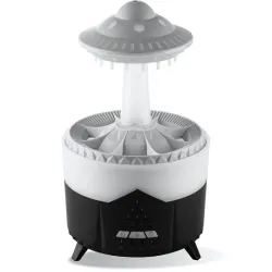 Nawilżacz powietrza dyfuzor zapachowy lampa w kształcie ufo z pilotem-5907451378236