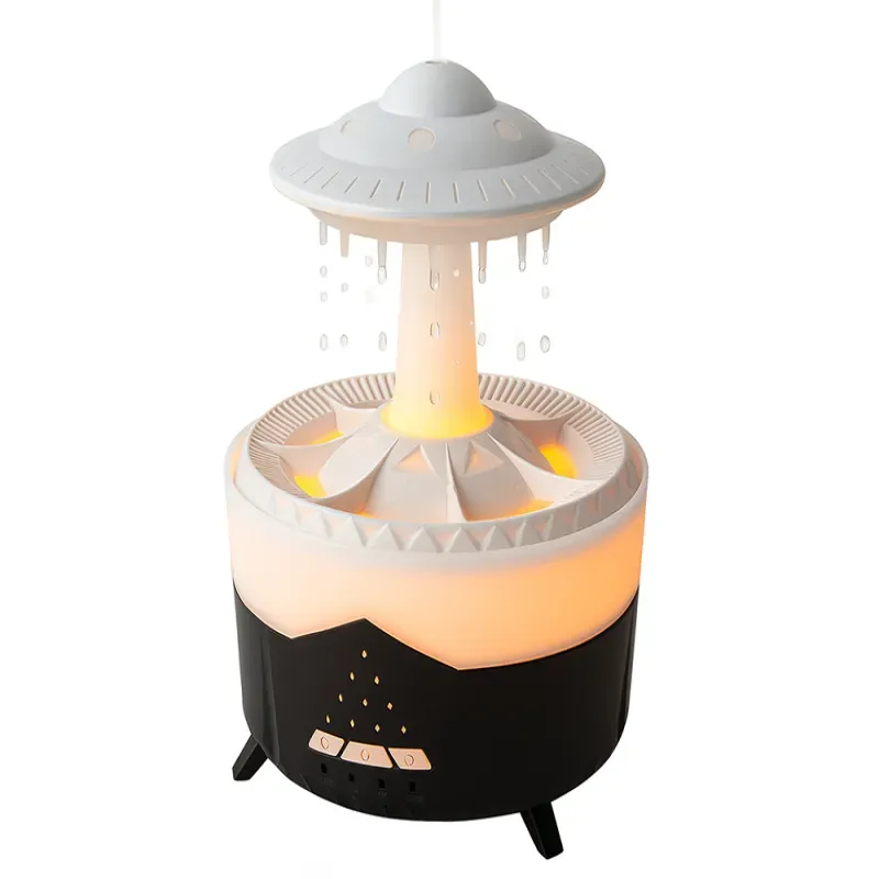 Nawilżacz powietrza dyfuzor zapachowy lampa w kształcie ufo z pilotem-5907451378236