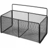 Wiszący koszyk organizer metalowy zawieszany półka kuchenna czarny-5907451371596