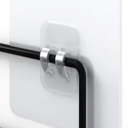 Wiszący koszyk organizer metalowy zawieszany półka kuchenna czarny-5907451371596