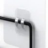 Wiszący koszyk organizer metalowy zawieszany półka kuchenna czarny-5907451371596