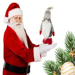 Skrzat krasnal gnom świąteczny teleskopowe reguowane nogi 50 - 70cm-5907451367735