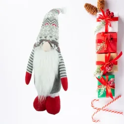 Skrzat krasnal gnom świąteczny teleskopowe reguowane nogi 50 - 70cm-5907451367735