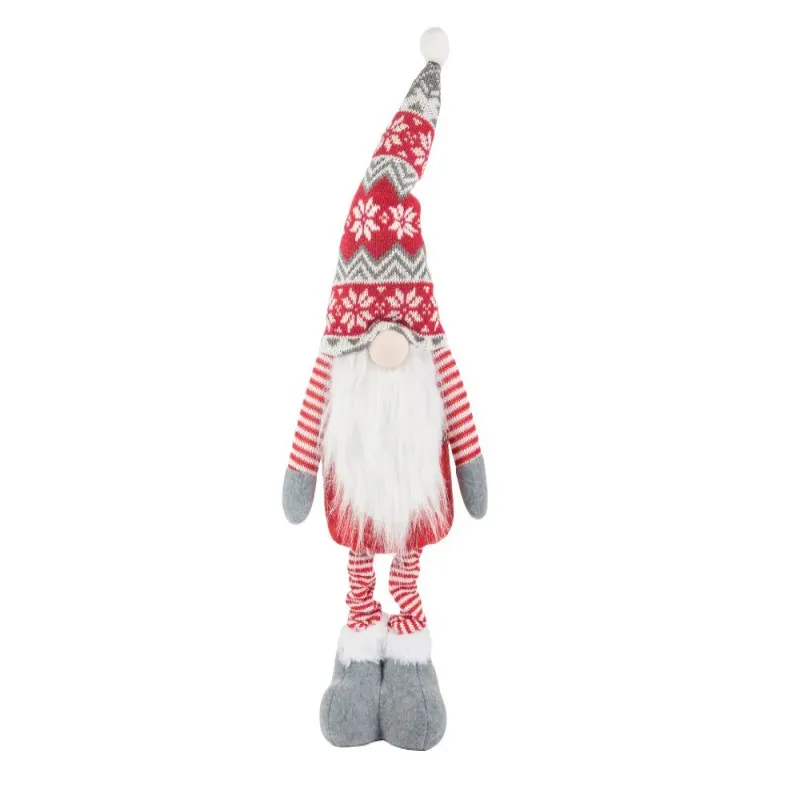Skrzat krasnal gnom świąteczny teleskopowe reguowane nogi 50 - 70cm-5907451367728