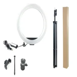 Lampa pierścieniowa RGB CCT ring uchwyt na telefon regulowany statyw-5907451371060