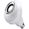 Żarówka kolorowa e27 led rgb z głośnikiem bluetooth sterowna pilotem-5907451336670