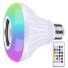 Żarówka kolorowa e27 led rgb z głośnikiem bluetooth sterowna pilotem-5907451336670