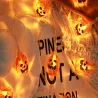Lampki 10 led wiszące dynie halloween 200cm świecąca dekoracja ozdoba dynia-5907451362822