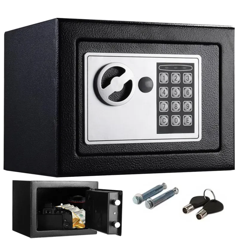 Sejf kasetka na zamek elektroniczny cyfrowy szyfr-5907451347461