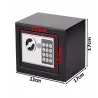 Sejf kasetka na zamek elektroniczny cyfrowy szyfr-5907451347461
