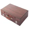 Zestaw artystyczny do malowania w walizce 143 szt drewniana walizka-5907451338698