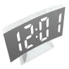 Zegar elektroniczny cyfrowy led budzik termometr lustro stojący usb pamięć-5907451377154
