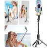 Kijek do selfie stick uchwyt na telefon tripod statyw pilot 90cm-5907451376492