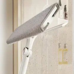 Myjka do okien podłóg ściągaczka z mikrofibry obracana 2w1 teleskopowa-5907451377215