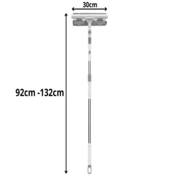 Myjka do okien podłóg ściągaczka z mikrofibry obracana 2w1 teleskopowa-5907451377215