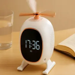 Głośnik bluetooth z aromaterapią budzik lampka nocna zapachowa timer-5907451373088