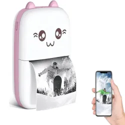 Mini drukarka termiczna bezprzewodowa przenośna drukuś do notatek-5907451378274