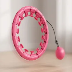 Hula hop z obciążeniem odchudzające do ćwiczeń obręcz regulowana masująca-5907451375327