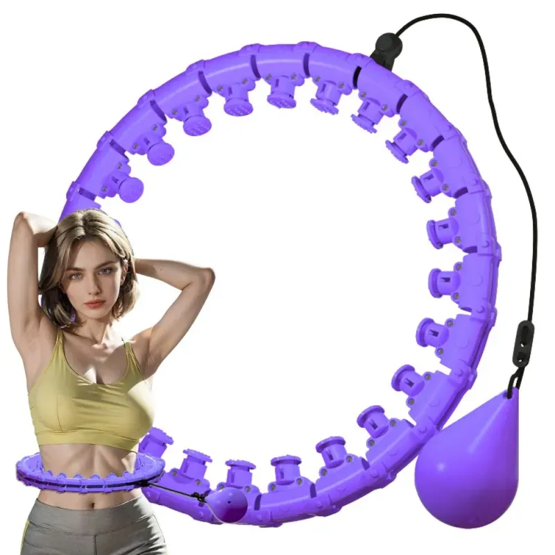 Hula hop z obciążeniem odchudzające do ćwiczeń masująca obręcz-5907451375303