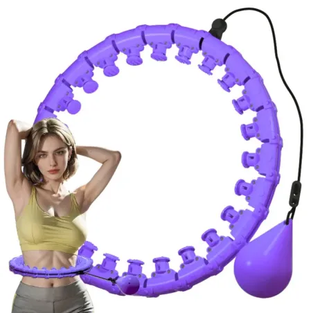 Hula hop z obciążeniem odchudzające do ćwiczeń masująca obręcz-5907451375303