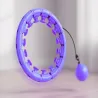 Hula hop z obciążeniem odchudzające do ćwiczeń masująca obręcz-5907451375303