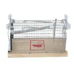 Pułapka żywołapka na szczury gryzonie humanitarna duża metalowa klatka-5907451376393