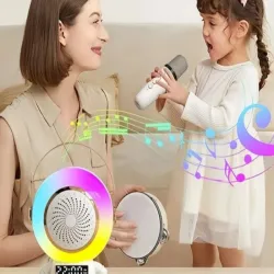 Bezprzewodowy przenośny zestaw do karaoke głośnik bluetooth 2 mikrofon-5907451364826