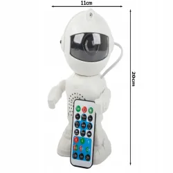 Projektor gwiazd astronauta lampka nocna rzutnik dla dziecka kosmos-5907451374412